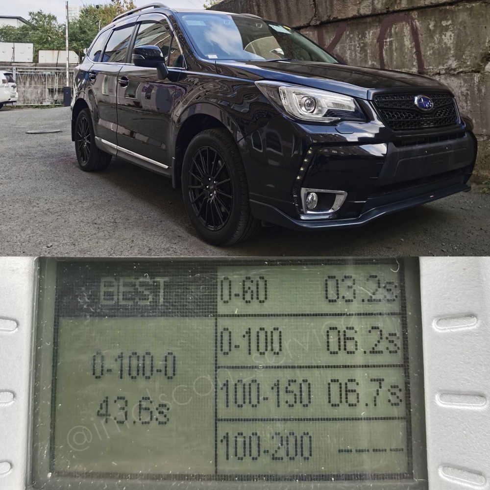 Subaru Forester замер разгона